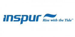 Inspur Chinese Logo - added "Rise with the Tide" for Western markets